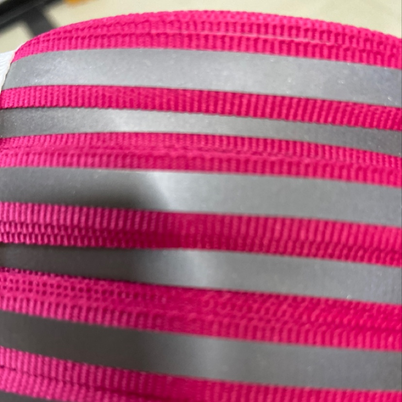 1X0.5 plum red reflective webbing