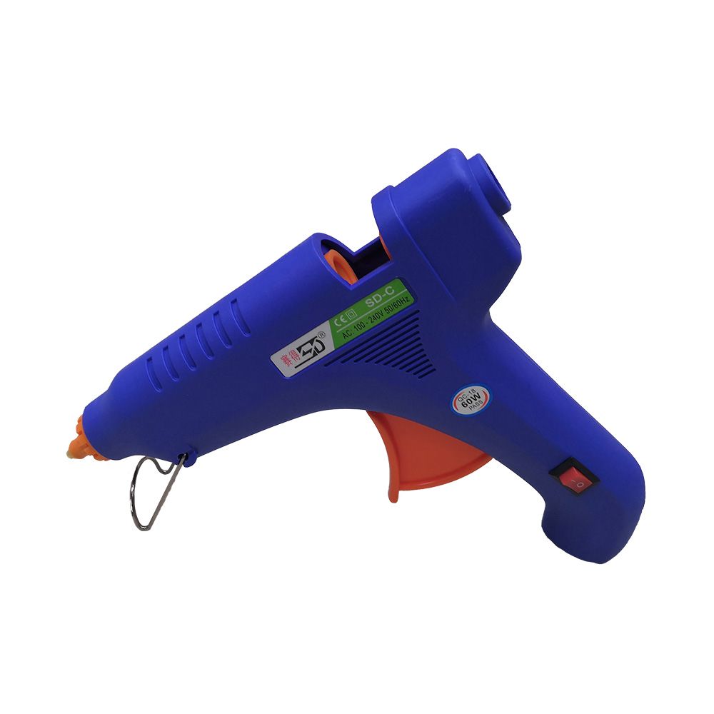 Goodcustomer: Sade 60W blue hot melt glue gun with switch, direct sales from the manufacturer