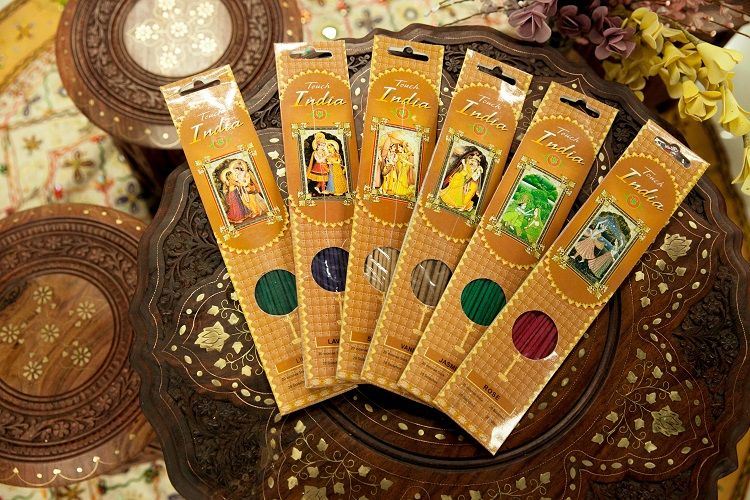 One box of imported Touch india incense contains 20 sticks for long-lasting indoor incense. Available in stock