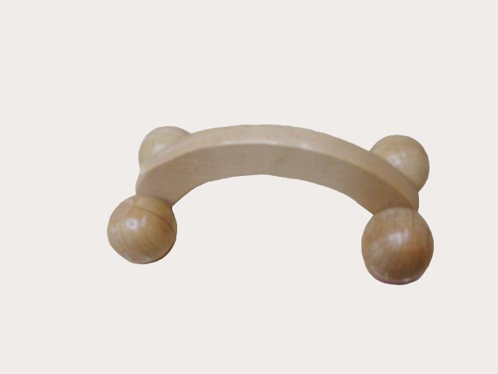 木制按摩器 滚轮按摩器 大四轮 背部按摩器详情图8
