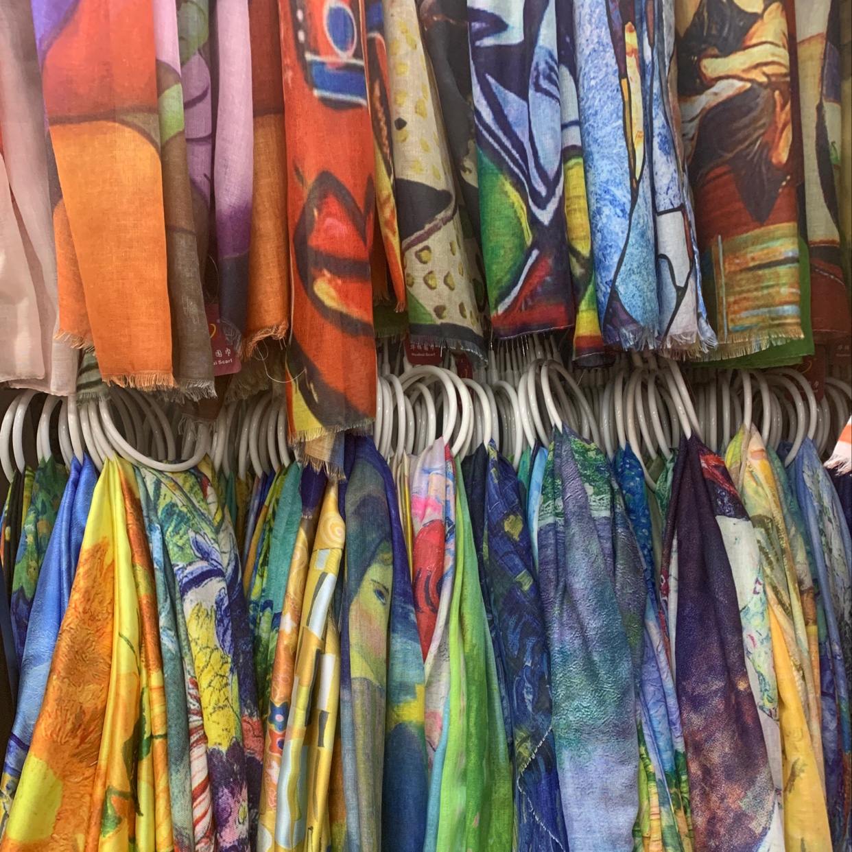 Oil painting 40 long handkerchiefs
