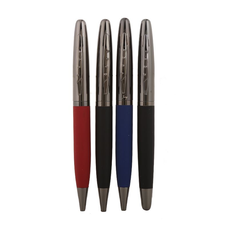Black Pearl Business office gift advertising custom logo with metal ballpoint pen thumbnail