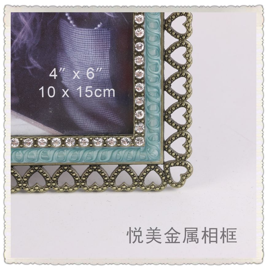 古典相框  合金相框 高档镜子 迷你镜子 镜子相框 儿童相框白底实物图