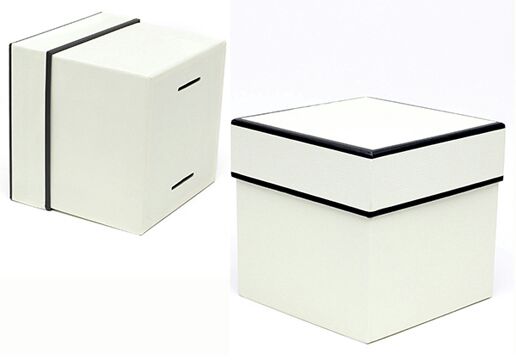 The square Zumarong gift box is white details Picture