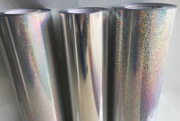 镭射PET刻字膜葱粉反光夜光刻字膜热转印烫画烫图50X100M详情图6