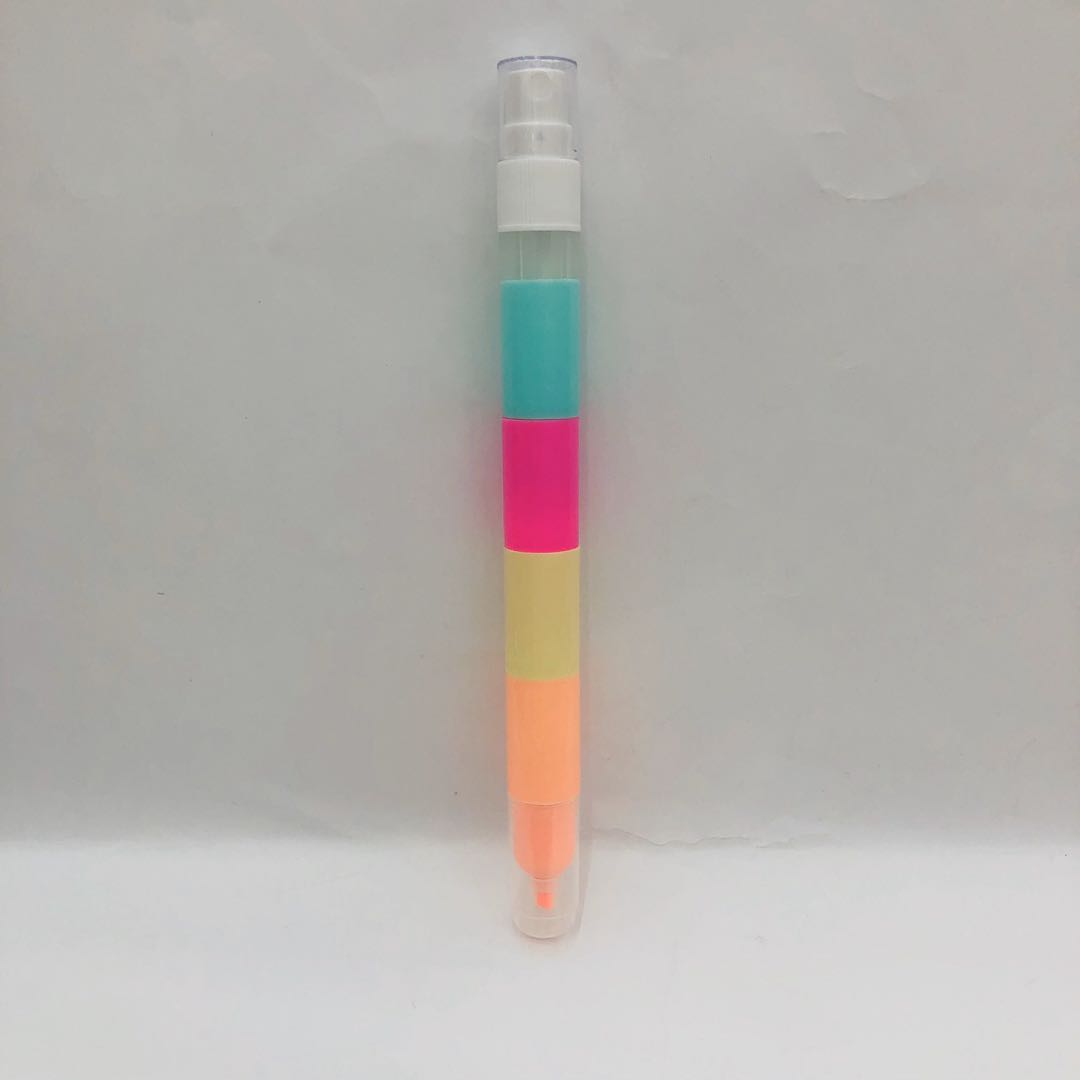 爱心足球小熊积木各种形状造型可爱学生连体多节换头创意多色笔细节图