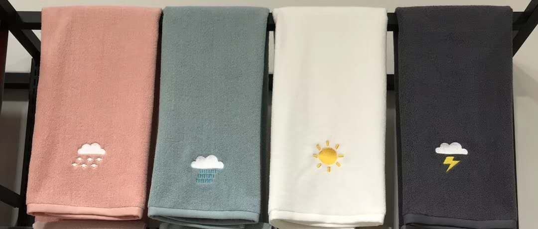 Primary Color Fashion Weather Towel Specification drawing