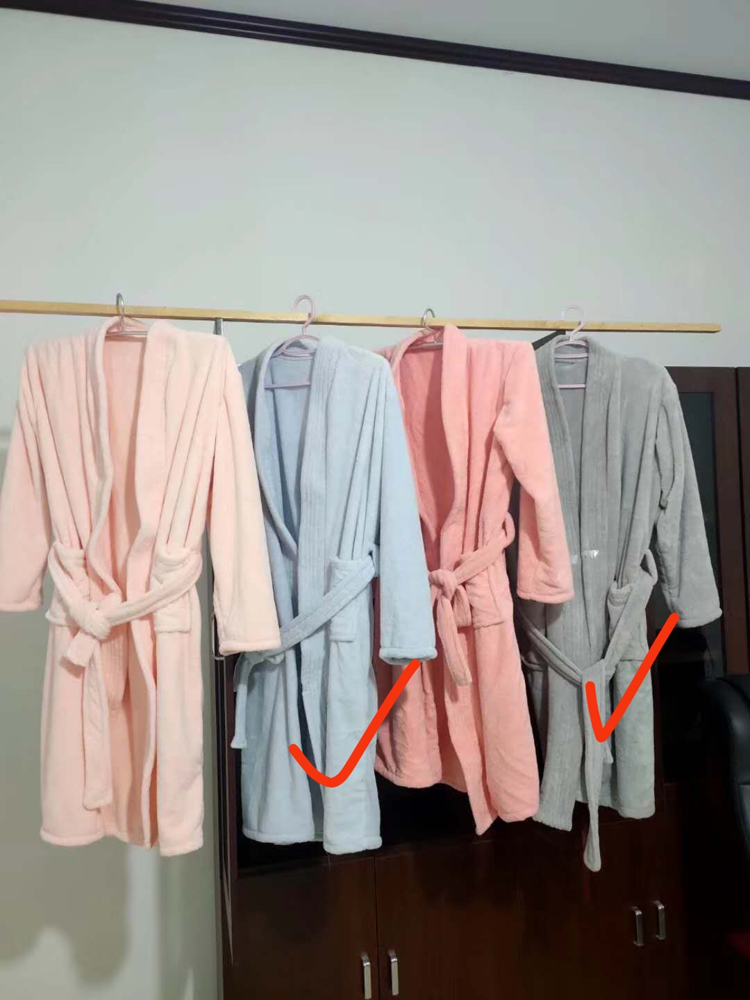 柔软舒适居家服浴袍成人