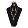 经典高雅皇家风格设计项链，阿拉伯女性派对婚礼合金套链珠宝批发产品图
