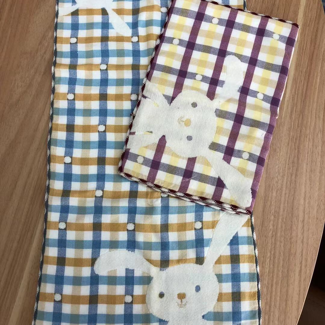 The gauze Chenille pure cotton children's towel is 25cm*50cm in many styles and can be mixed Item Picture