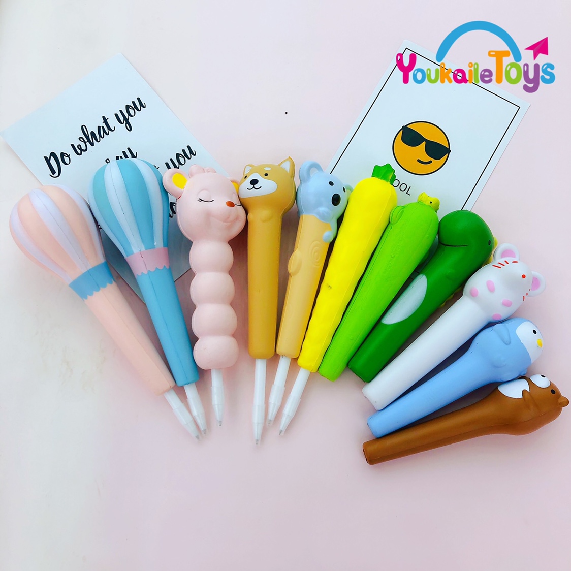 Factory Direct Pu Slow Rebound Foam Decompression Squishy Simulation Toy Decompression Pen details Picture