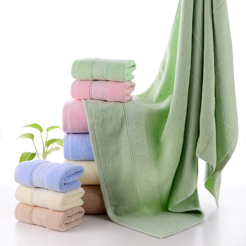 字母毛巾（配套浴巾也有）