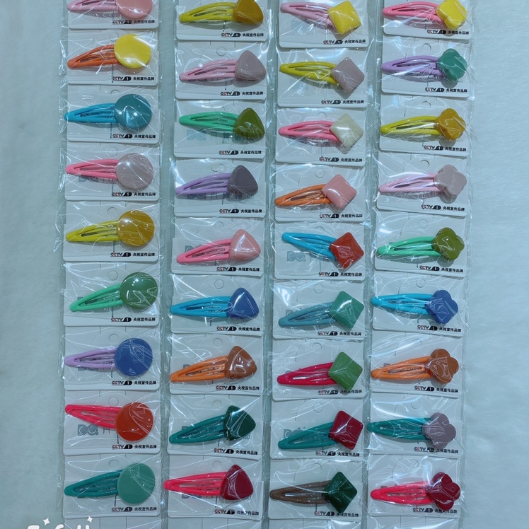 Colorful dripping BB clip Korean style mix and match thumbnail