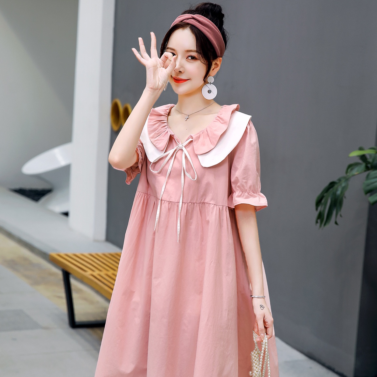 Maternity wear 2020. Fashion mommy maternity wear. grid thumbnail