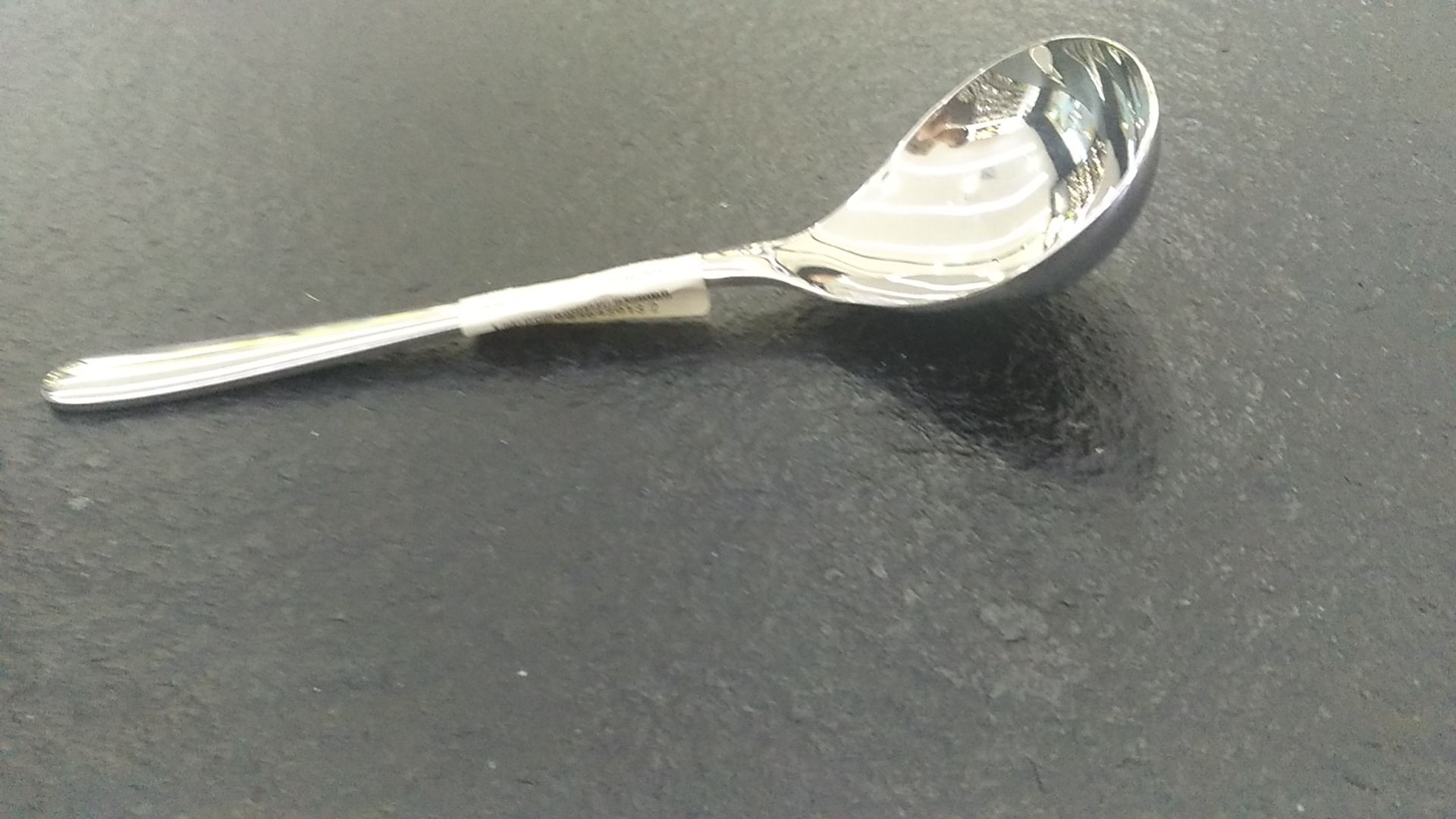 心形短柄汤勺细节图