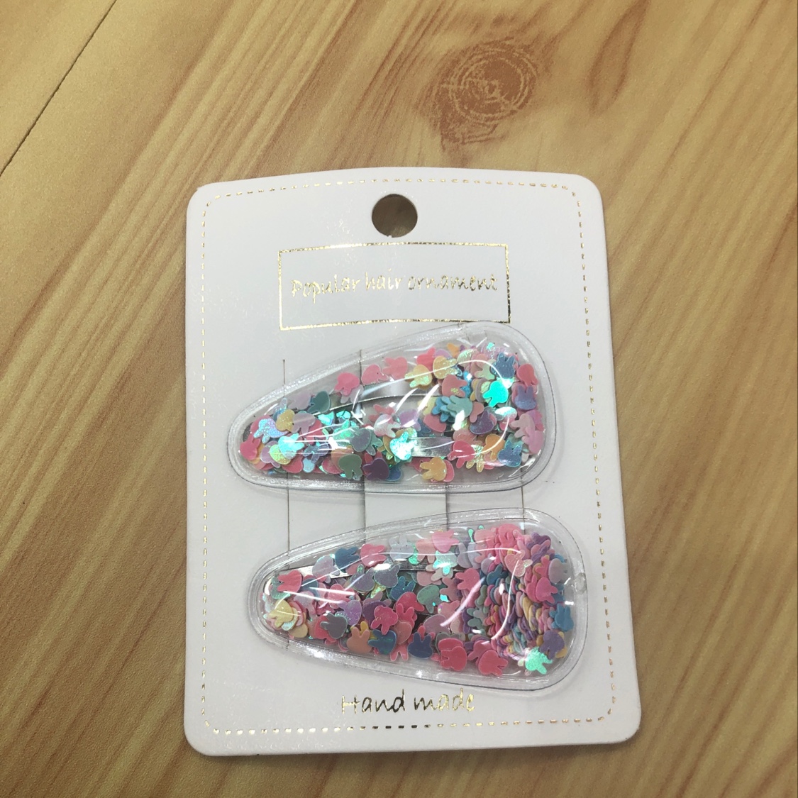 混彩兔子bb夹产品图