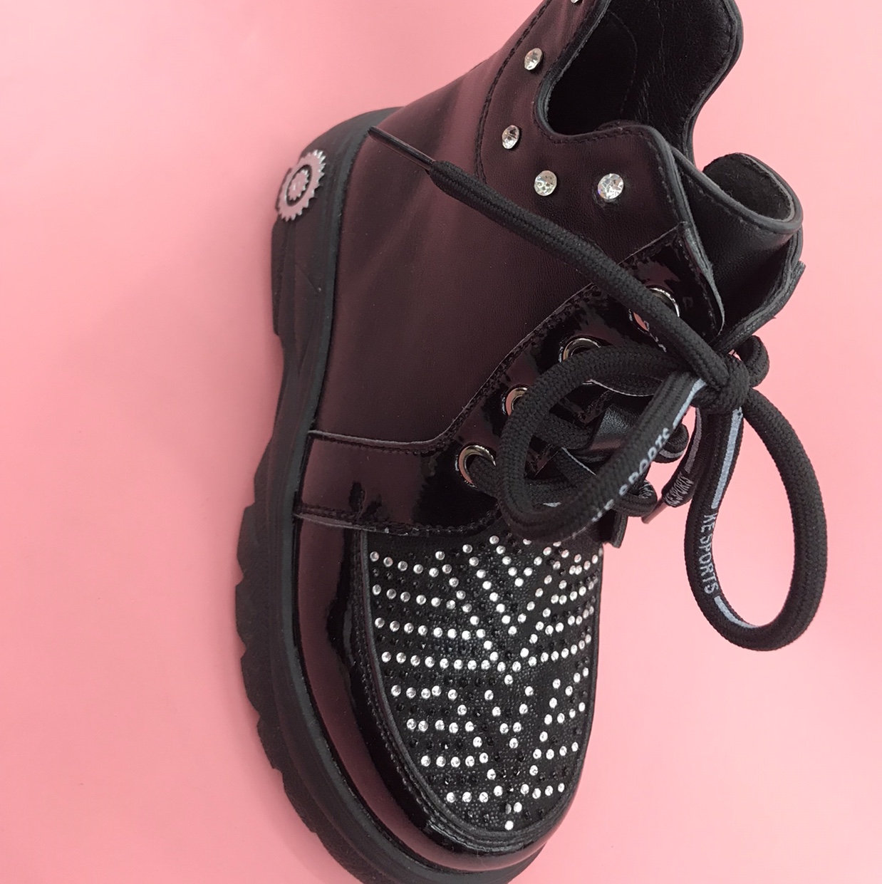 Cotton shoes in winter