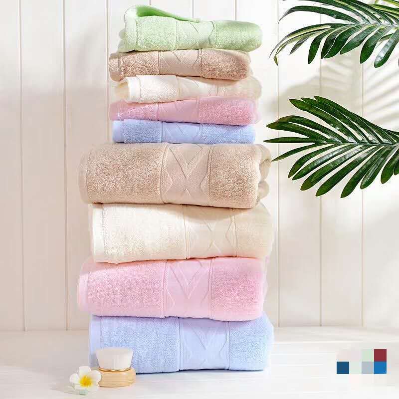 纯色菱形毛巾（同款配套浴巾也有）