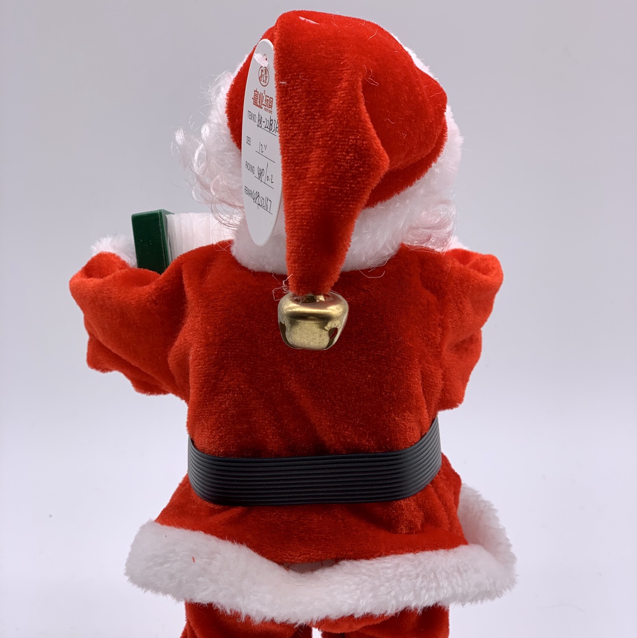 Santa Claus, 30 centimeters tall, holding an accordion details Picture