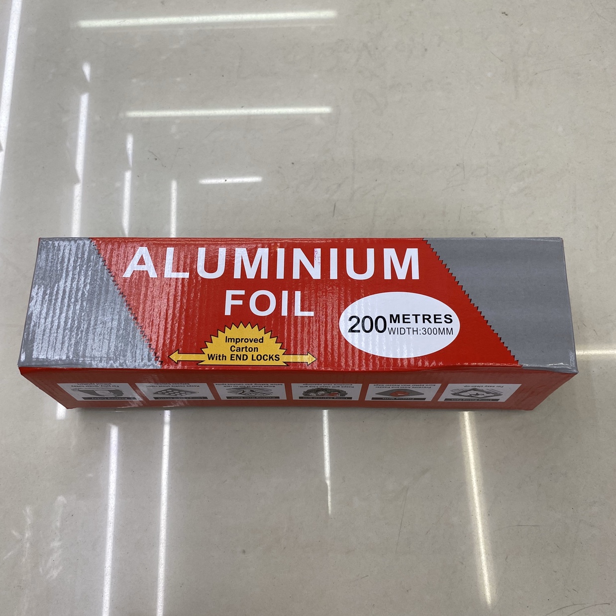 30cm*200m tinfoil Aluminum foil foil baking paper oven barbecue kitchen supplies