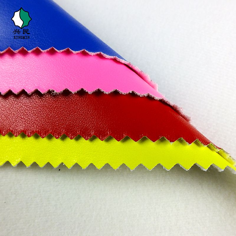 Xingmin Leather pu cotton-like velvet r61 artificial leather luggage, sports goods, protective gear, pu leather fabric processing and customization Application Scenario