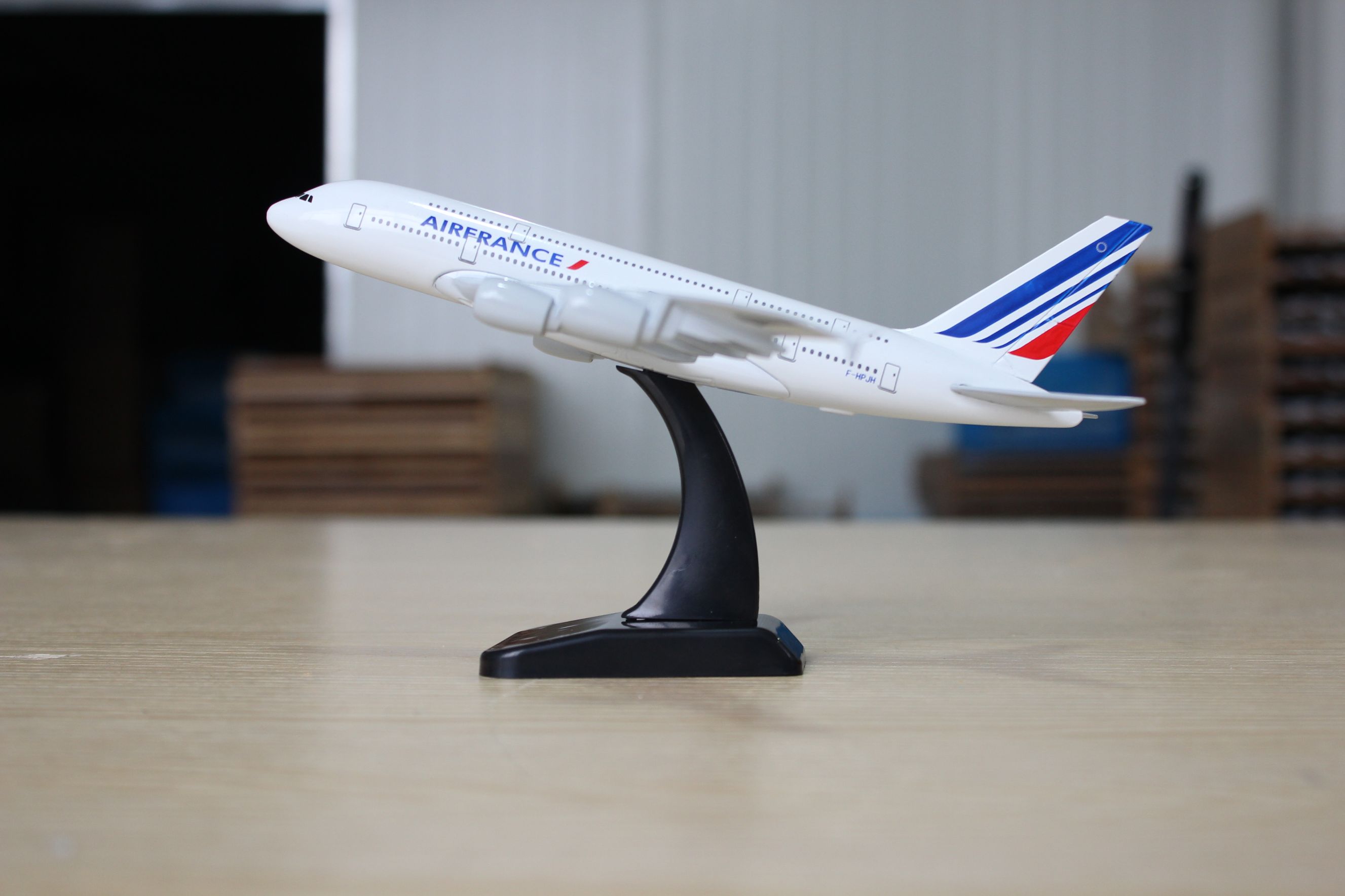 Alloy aircraft model (18CM Air France A380) aircraft model metal aircraft model