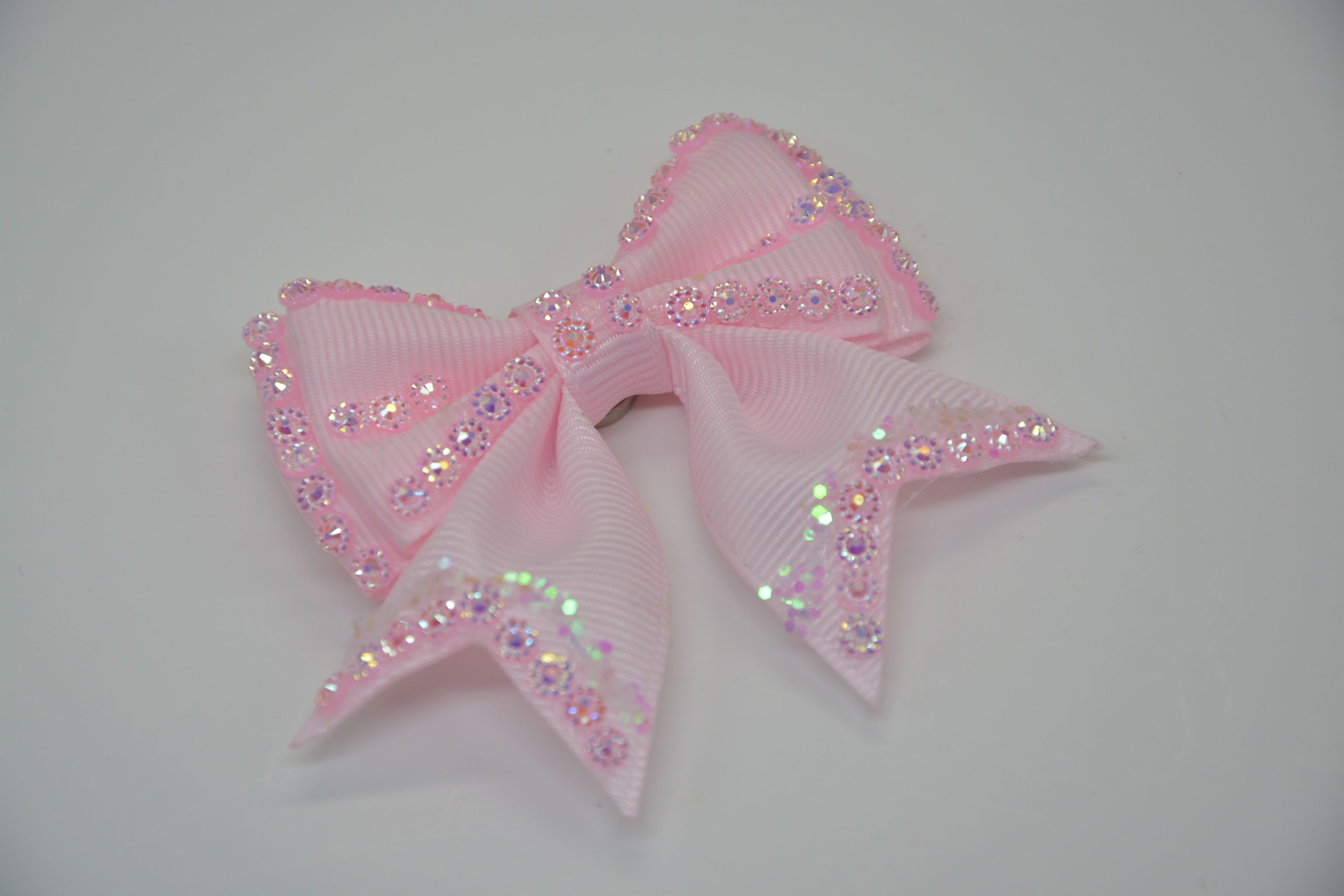 螺纹带双层一字燕尾点钻蝴蝶结详情图3