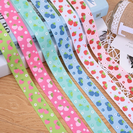 罗纹带印草莓🍓厂家直销