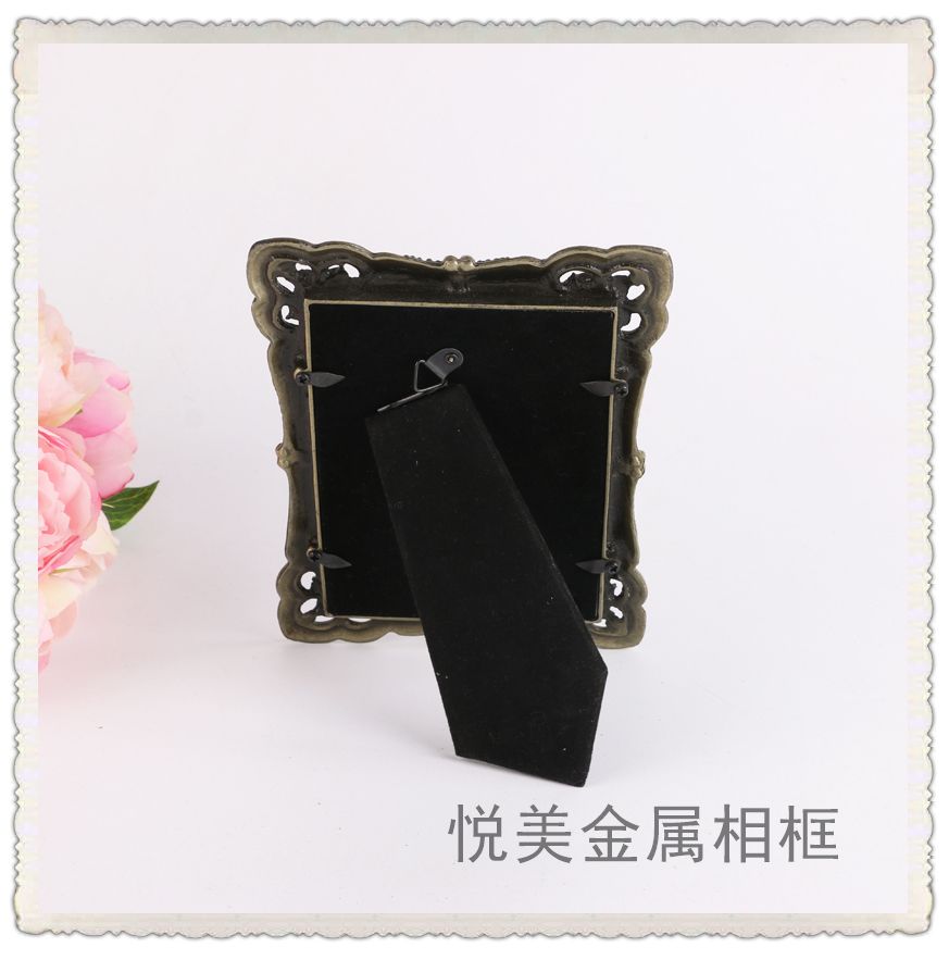 古典相框 高档相框 相框摆台 合金相框 金属相框白底实物图