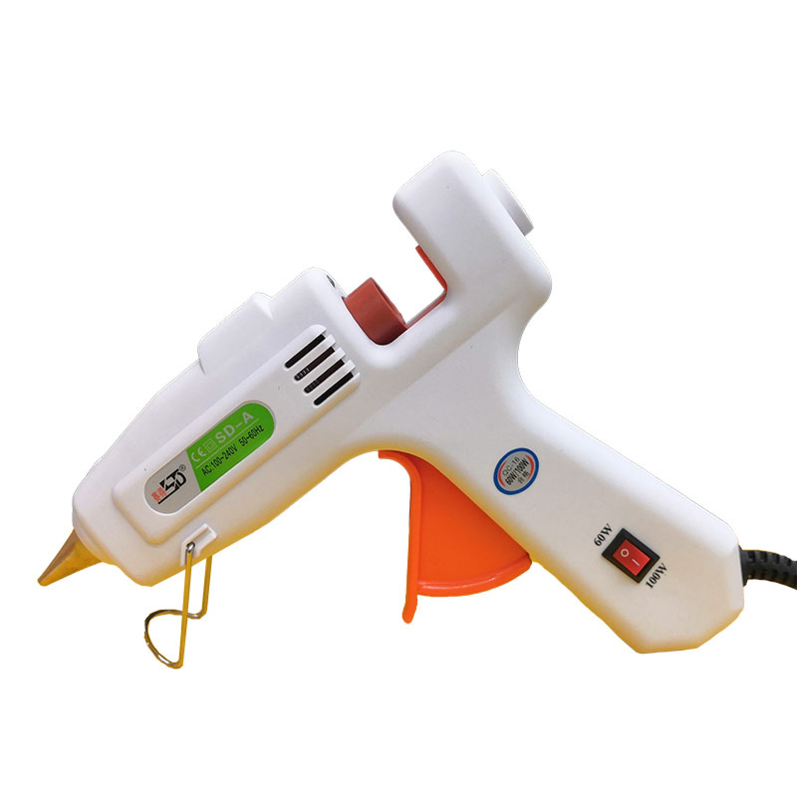 【 Fixed Customer 】60/100W white large glue gun with switch, suitable for 11mm thick glue sticks, factory direct sales detail image 6