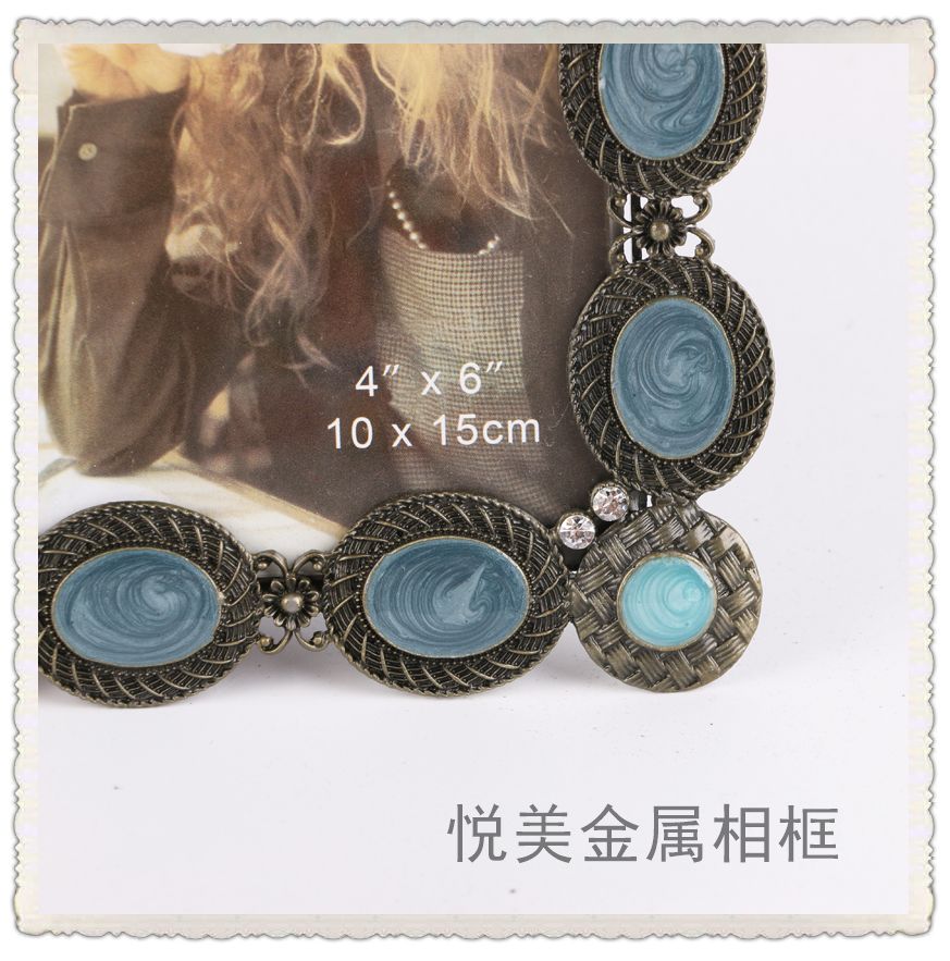 古典相框  金属相框 婚纱相框 网红相框 地摊相框细节图