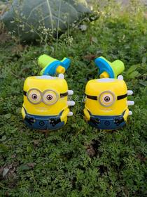 Hot selling explosive night market stalls square light music Despicable Me Minion top wholesale children's toys