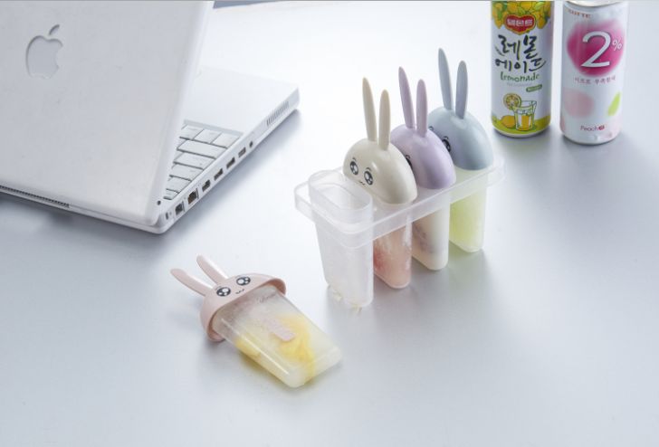 Cute DIY combination of Popsicle mold plastic Popsicle ice box, Popsicle mold ice cream mold