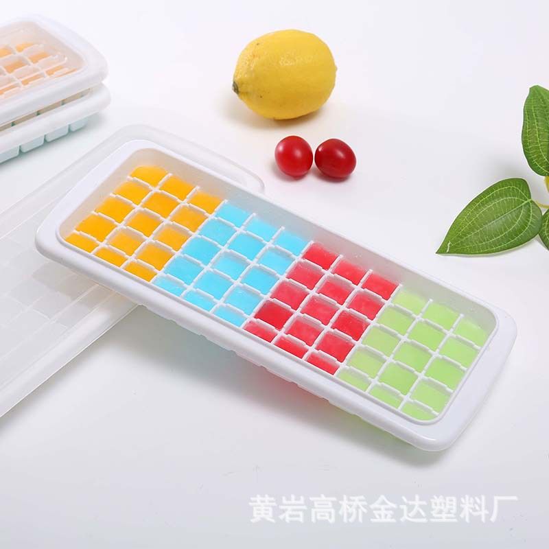 Direct sales of homemade frozen ice block molds, refrigerator ice boxes, ice cube trays, creative household ice cube tray boxes Specification drawing
