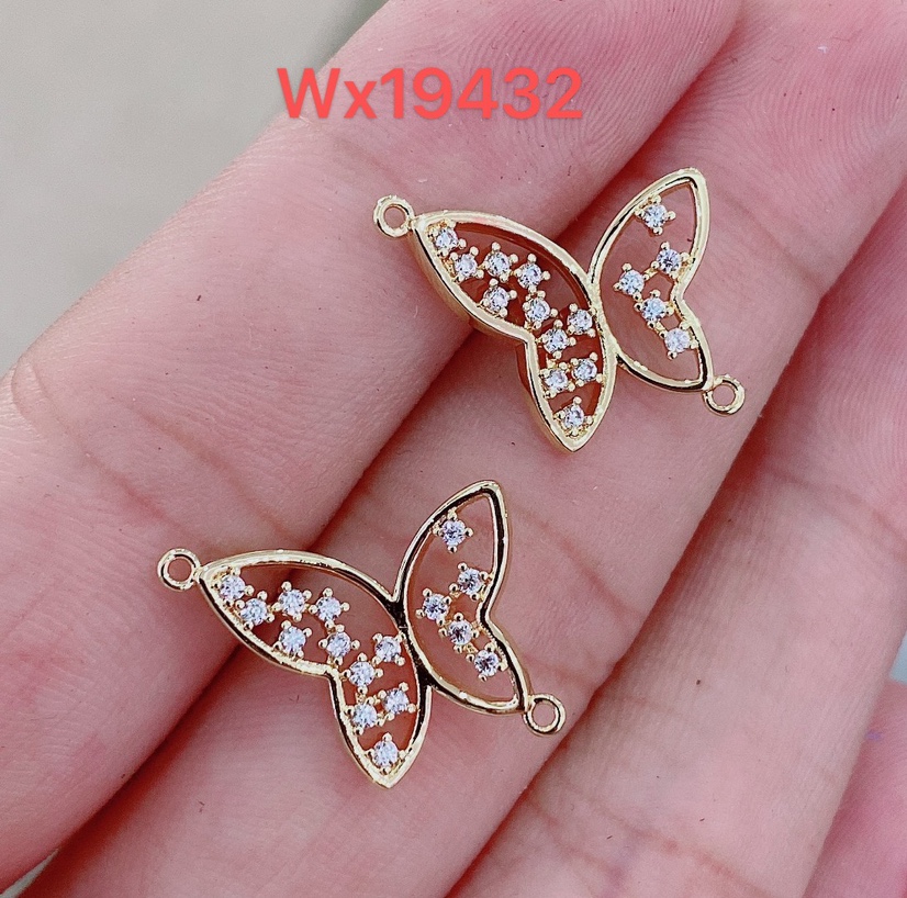 wx19432. Butterfly zircon accessories