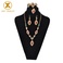 经典高雅皇家风格设计项链，阿拉伯女性派对婚礼合金套链珠宝批发图