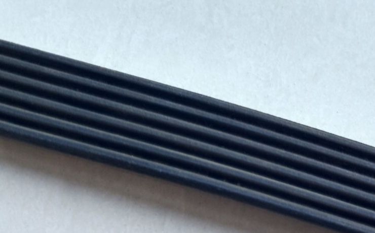 直销耐用多楔带 橡胶多沟带定制黑色多槽带PM PK传动带 8PK2632详情图3