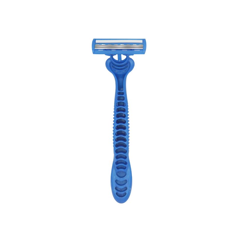 New short seahorse handle 5-blade razor for men, 3-layer blade head Specification image