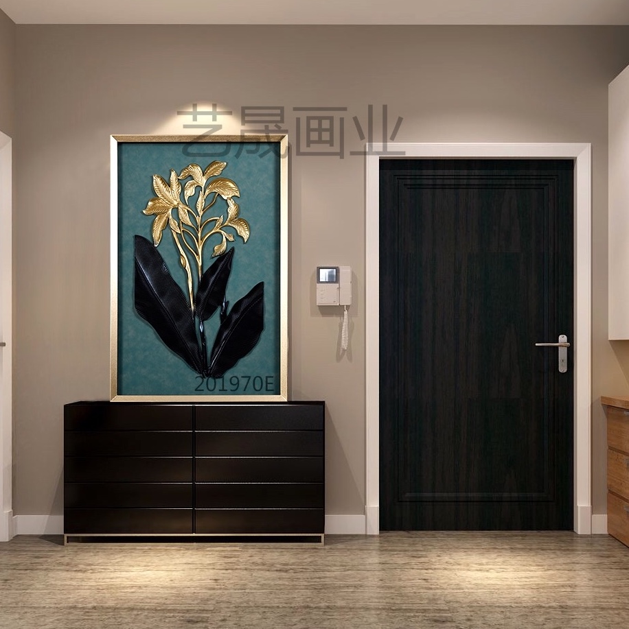 Explosive porch painting living room hanging painting decorative painting wood carving thumbnail