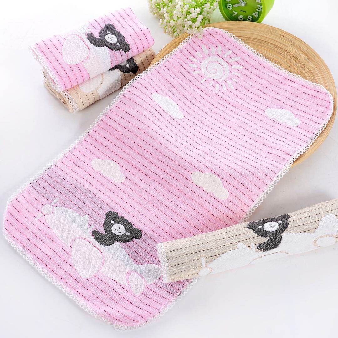 The gauze Chenille pure cotton children's towel is 25cm*50cm in many styles and can be mixed undefined