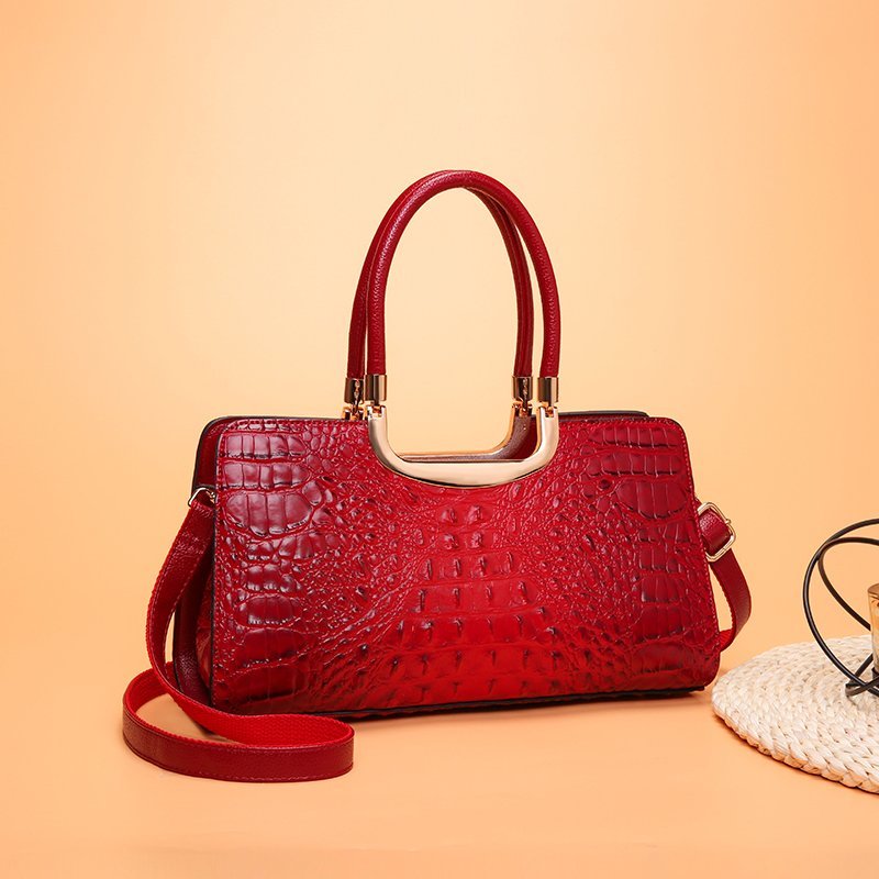 鳄鱼纹pu女包 大牌详情图2