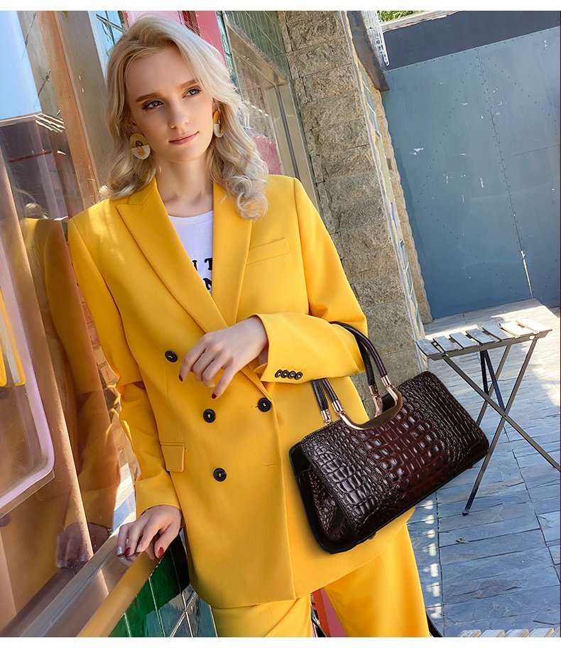 鳄鱼纹pu女包 大牌详情图12