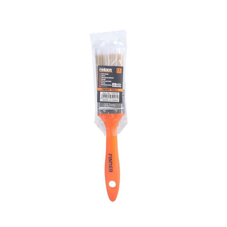 Finder tool a 1.5-inch PET Paint Brush with orange plastic handle thumbnail