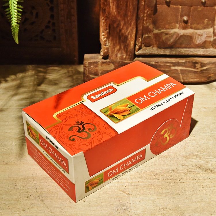 大盒Sandesh扁盒线香 印度进口线香 室内持久熏香 一大盒含12小盒详情图2