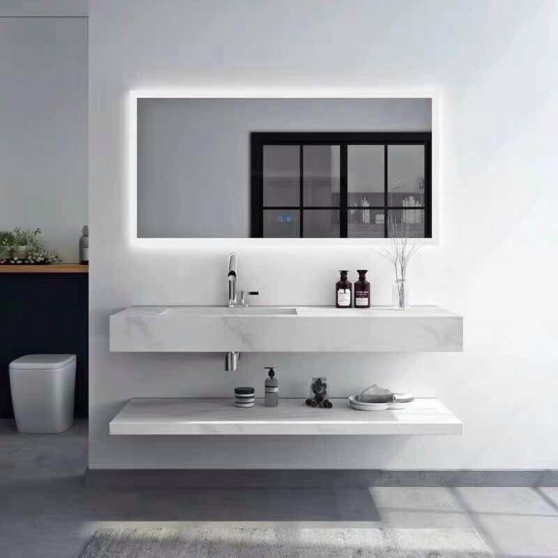 浴室柜岩板一体盆浴室柜智能轻奢现代简约卫生间组合洗漱台洗手盆