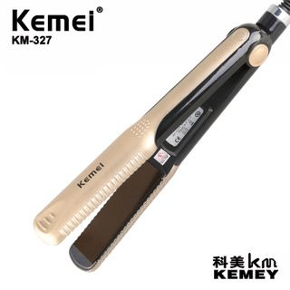 厂家直销科美KM-327直发器批发直发棒美发神器控温直发器混批