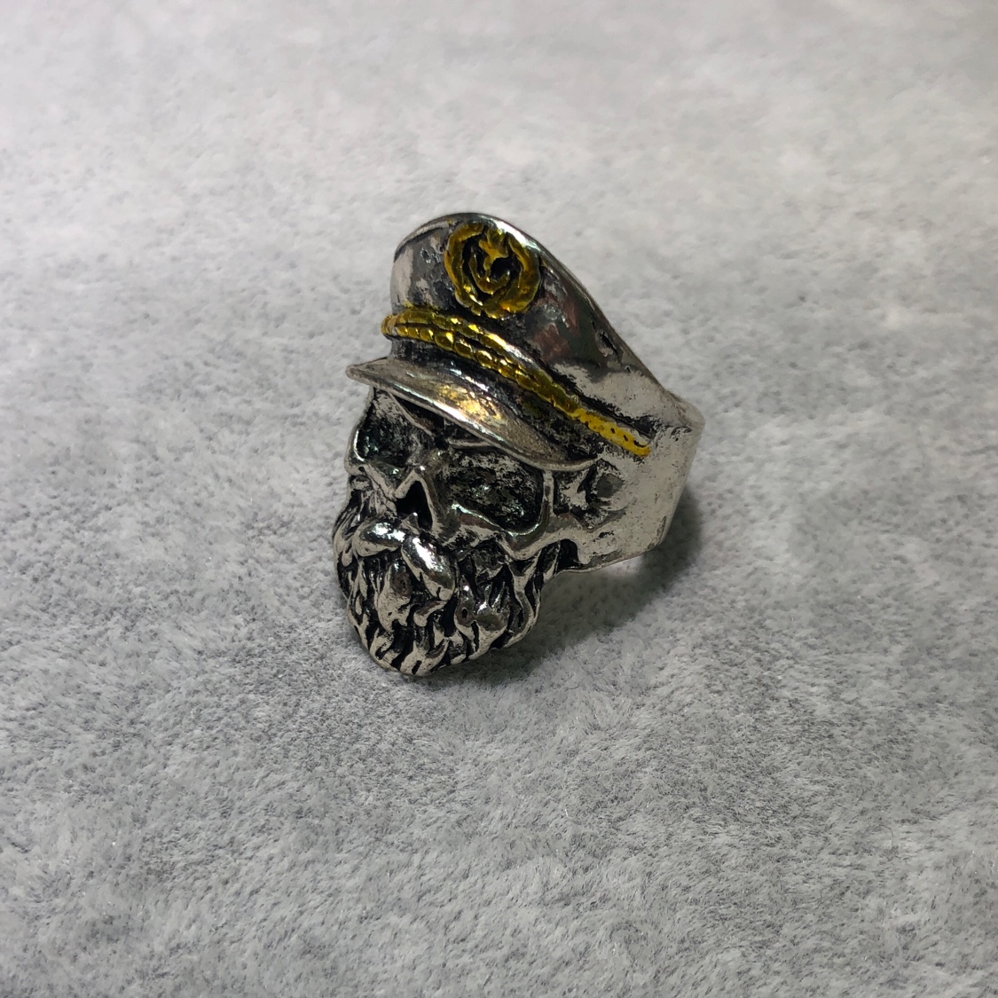 怡辰个性骷髅头合金戒指时尚简约大气百搭防过敏手饰饰品