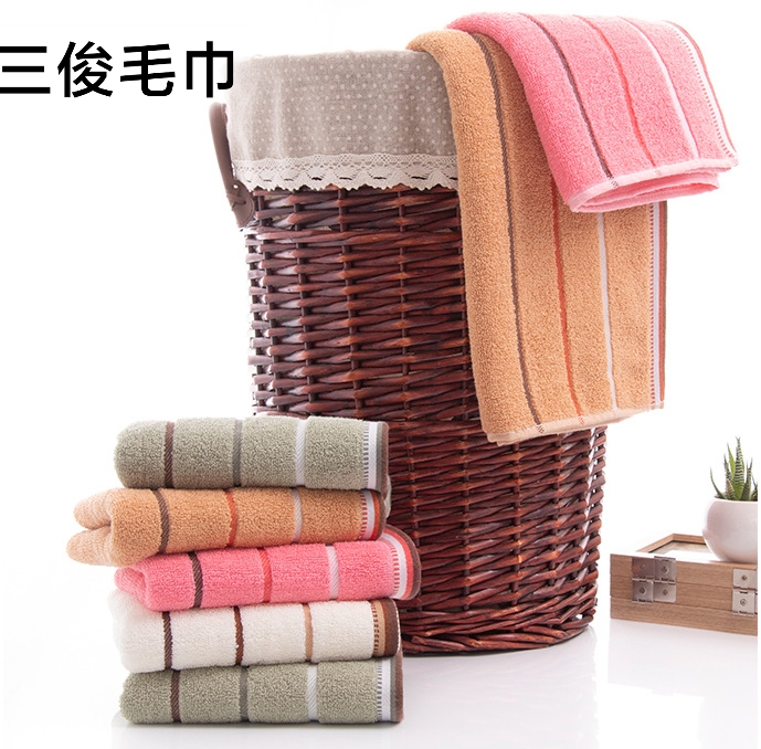 三俊  多色段档毛巾产品图