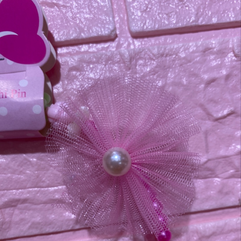 Children's beaded pearl headband lace flower pearl hair band warm Specification image