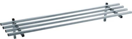 1200*350*300不锈钢四条中空商用厨房置物架